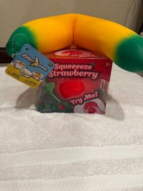 New Sunny Days Squeeze Strawberry And Banana Squishy Viral Tik Tok